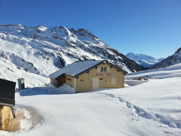 refuge de la Coire et la grande Parei