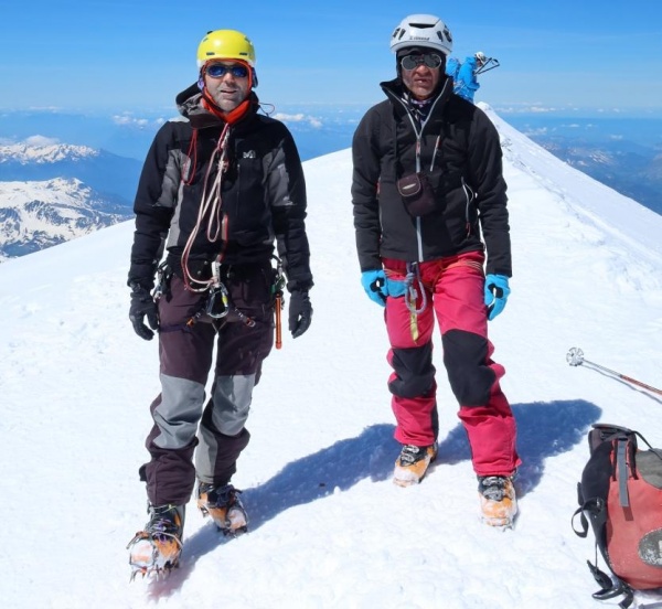 Au sommet du Mont Blanc