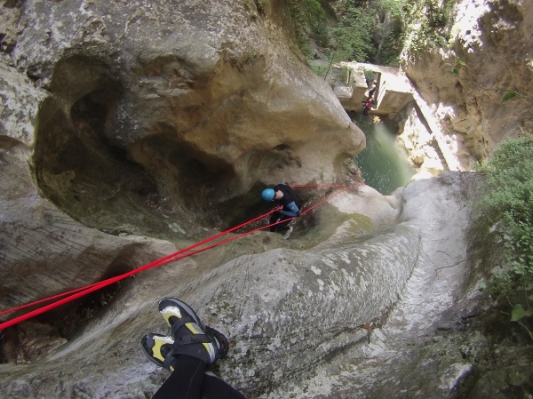 Manips de corde et rappel dans l'Imberguet