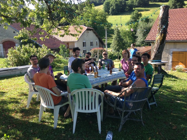 Et bien sûr, la bière bien méritée!