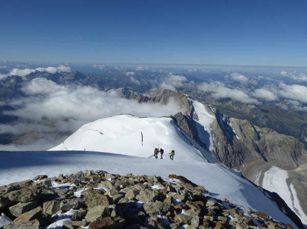 Au sommet du dome des Glaciers, 3680m