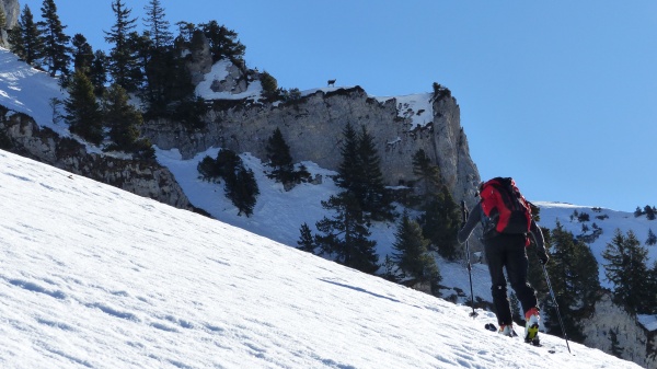 On est surveillé dans la montée aux Lances de Malissard
