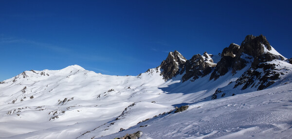 Pointe de Terre Rouge, Pic du Thabor et Mont Thabor