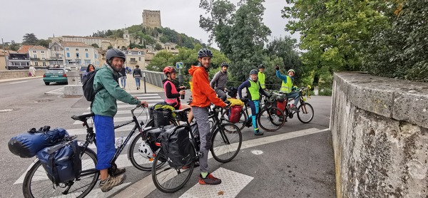 Le groupe à Crest, on est encore frais groupe à Crest