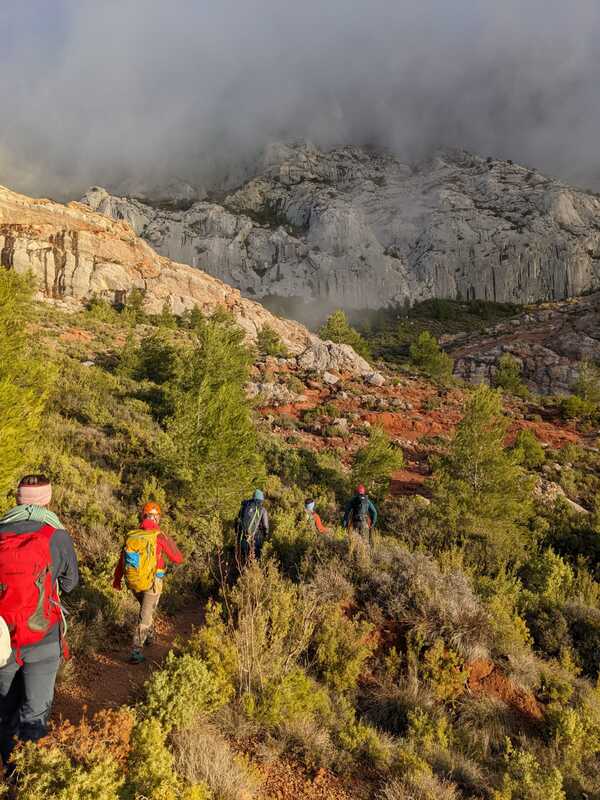 sainte victoire dans la brume