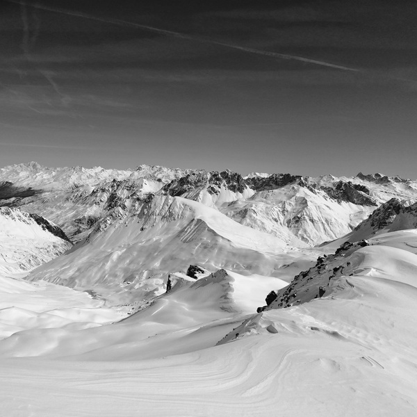 Vue aérienne côté Maurienne