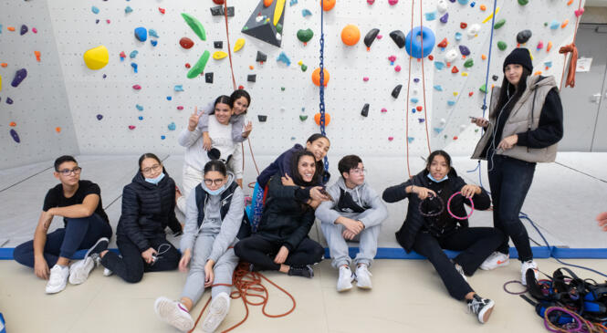 Ecole Escalade : partenariat avec le centre d'animation Saint Jean Villeurbanne image article